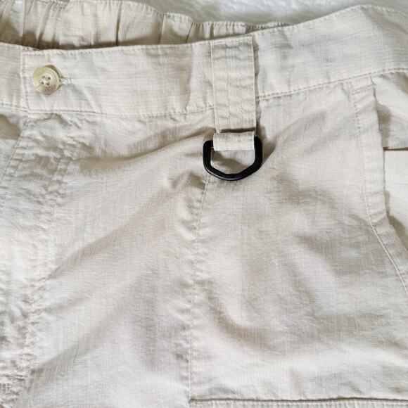 Columbia PFG Pants Mens L 34 Biege Hiking Nylon Convertible Zip Off Gorpcore - Picture 5 of 11